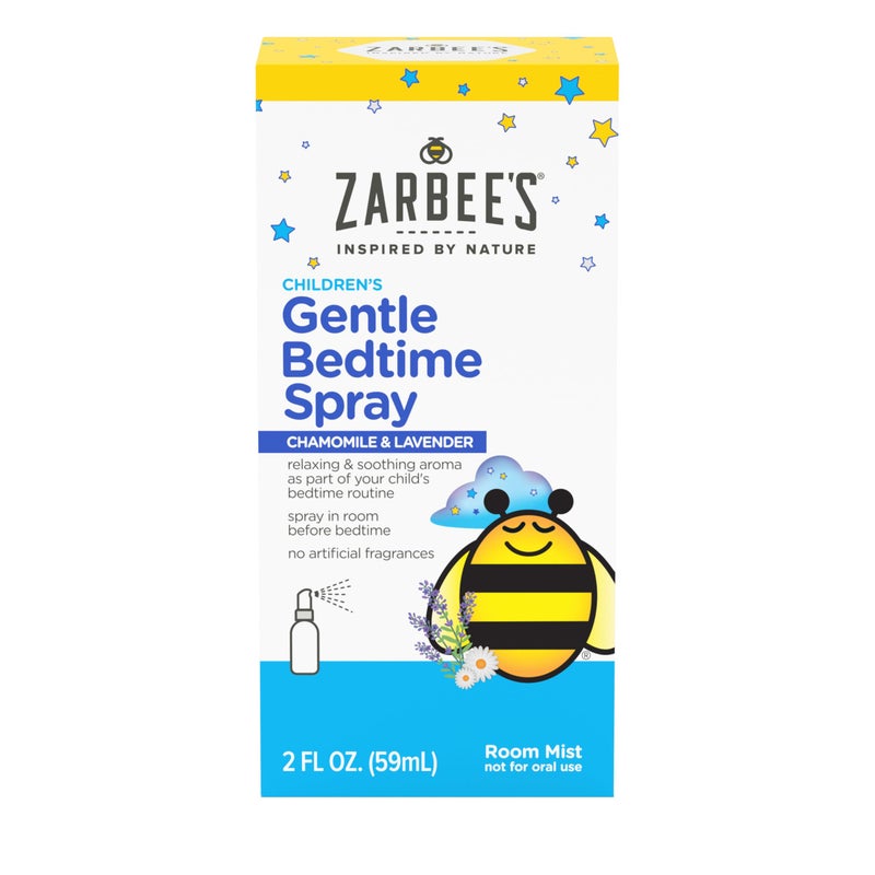 Zarbee's زربيز جنتل بيدتايم كيدز سليب سبراي، بخاخ غرفة الكاموميل واللافندر يساعد في خلق جو مريح للتحضير للنوم، 2 فل. أوقية - Image 1